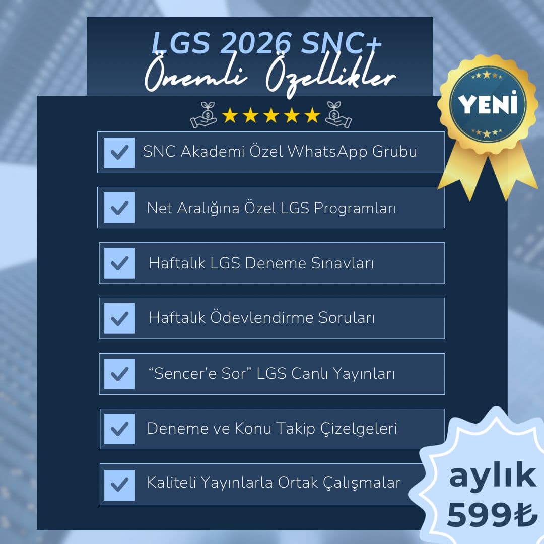 SNC+ LGS Kampanyası